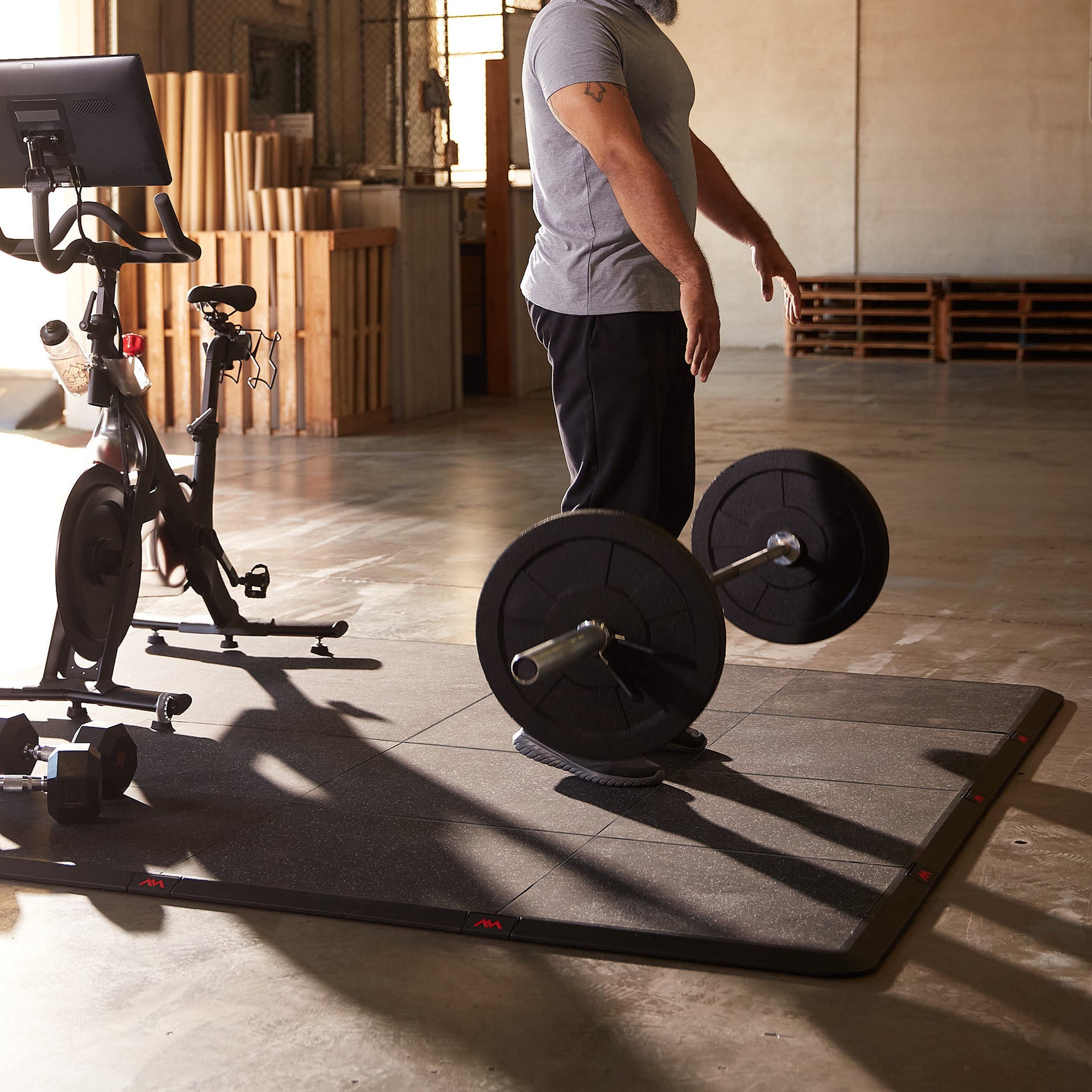 Thick Exercise Mats & Gym Flooring | Anji MTX Features | Anji MTX